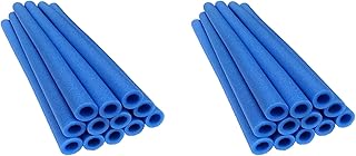 ZIUTPDAX 20 fundas para postes de cama elástica, tubo de espuma de 40 cm, funda protectora de esponja, color azul