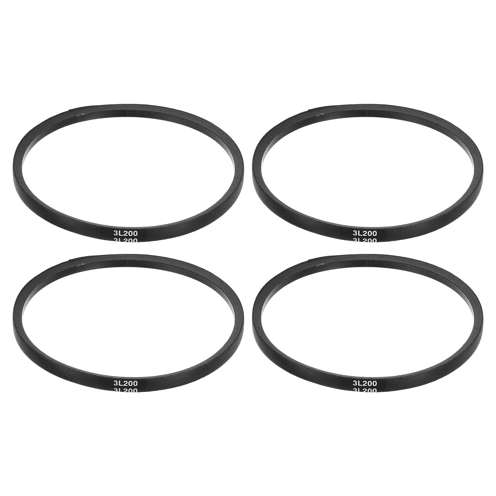 uxcell 3L240 Classic Wrapped Rubber V-Belt, 24"(610mm) Outside Circumference, 3L Profile V Belt 3/8" Width 7/32" Height — view 7