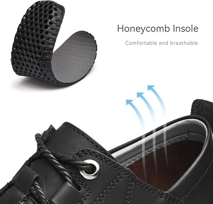 Men's Leather Casual Shoes Fashion Sneakers Driving Loafers Walking Shoes for Men