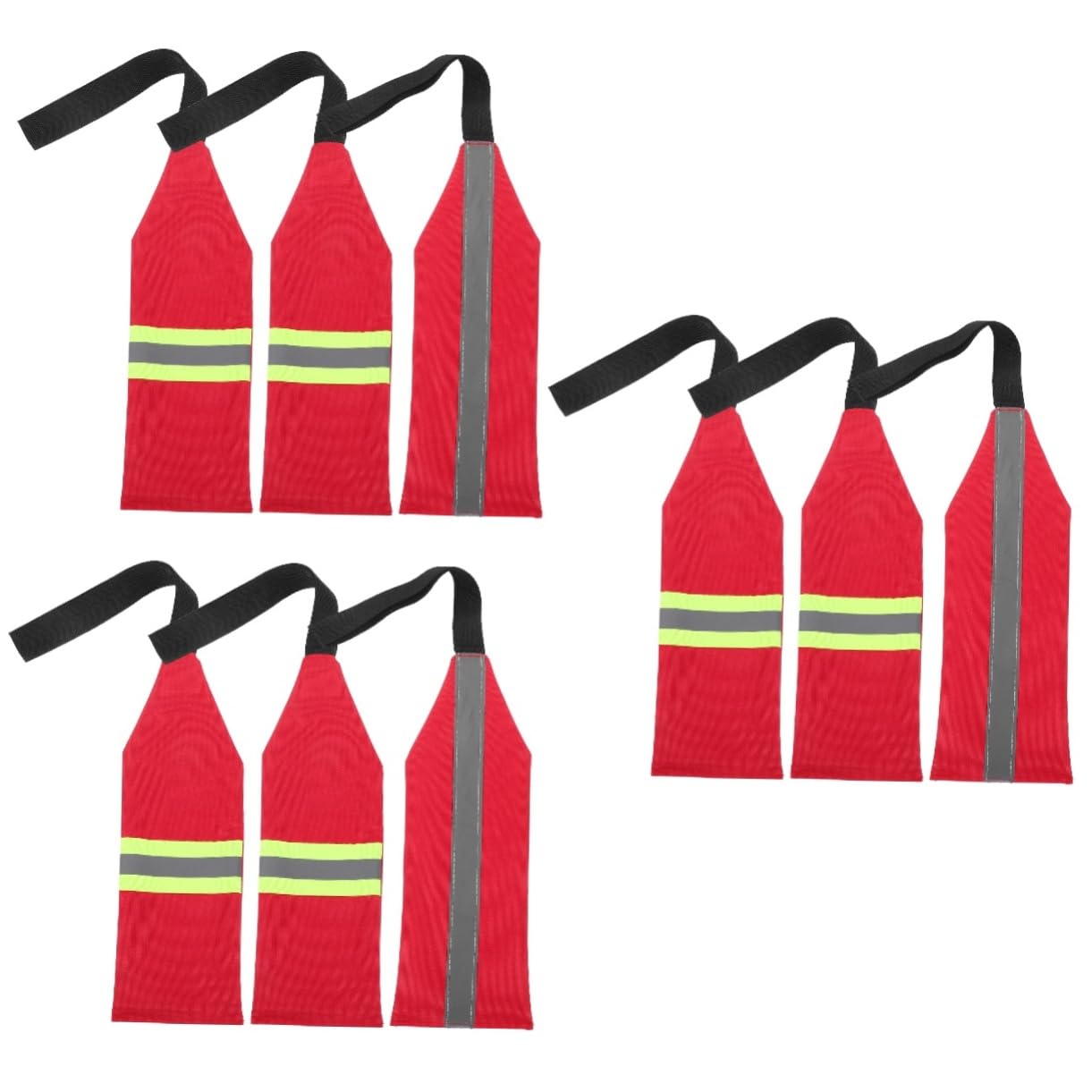 Toddmomy 9piezas Banderas De Seguridad para Kayak Banderas Reflectantes De Remolque para Kayak para Visibilidad Actividades