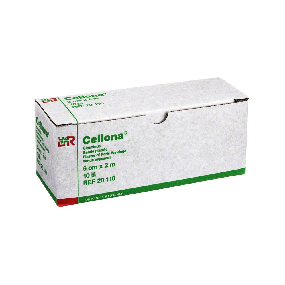 cellona yeso compresa 2 mx6 cm, 10 St
