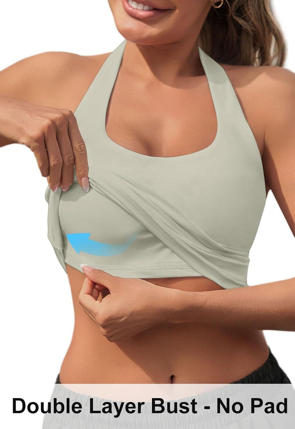 Halter Tops for Women Trendy 2026 Summer Going Out Tops Sexy Backless Sleeveless Workout Tank Top Cute Y2k Clothes - Image 4