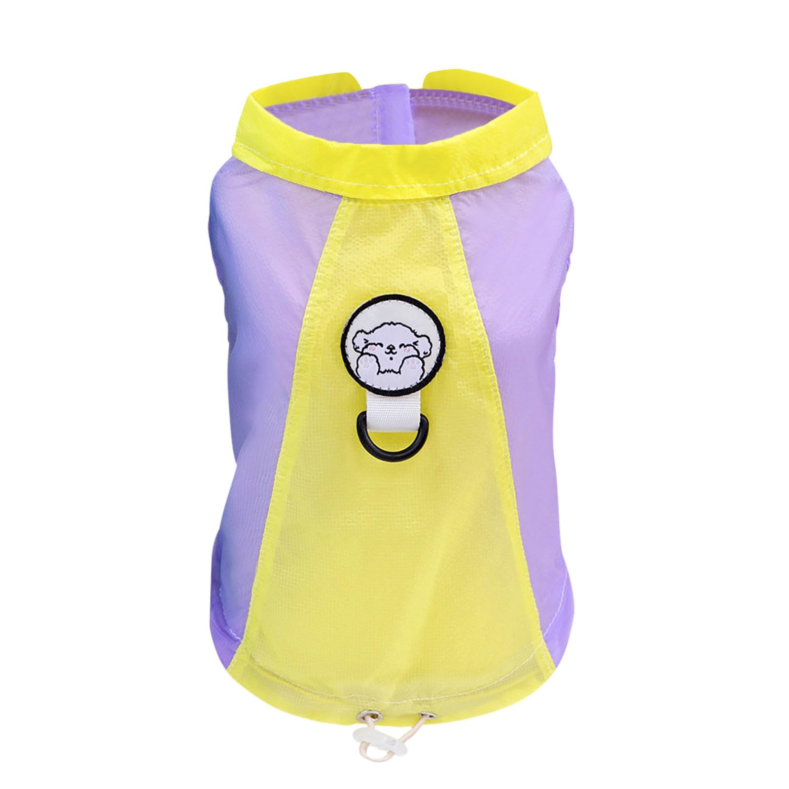 Generisch 2026 Summer Dog Shirts for Small Dogs, Soft Puppy Vest with Leash Ring, Pet T Shirt, Sleeveless Tank Top, Lightweight Basic T-Shirt for Chihuahua Yorkie (Purple, XXL)