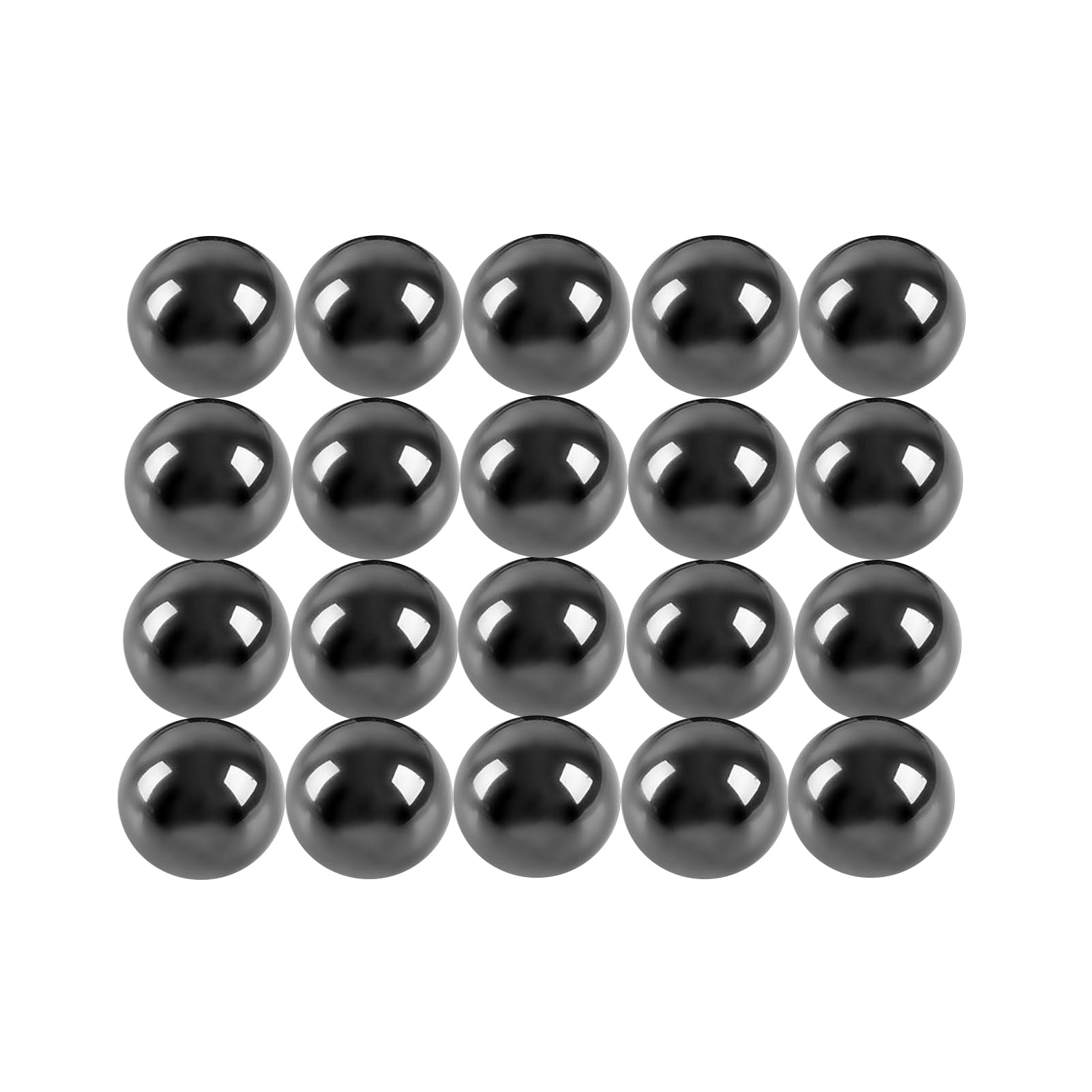 20Pcs Refrigerator Sphere Magnet, Magnetic Science Kit, 30mm Ferrite Magnet for Office Decorations/Gifts for Adults