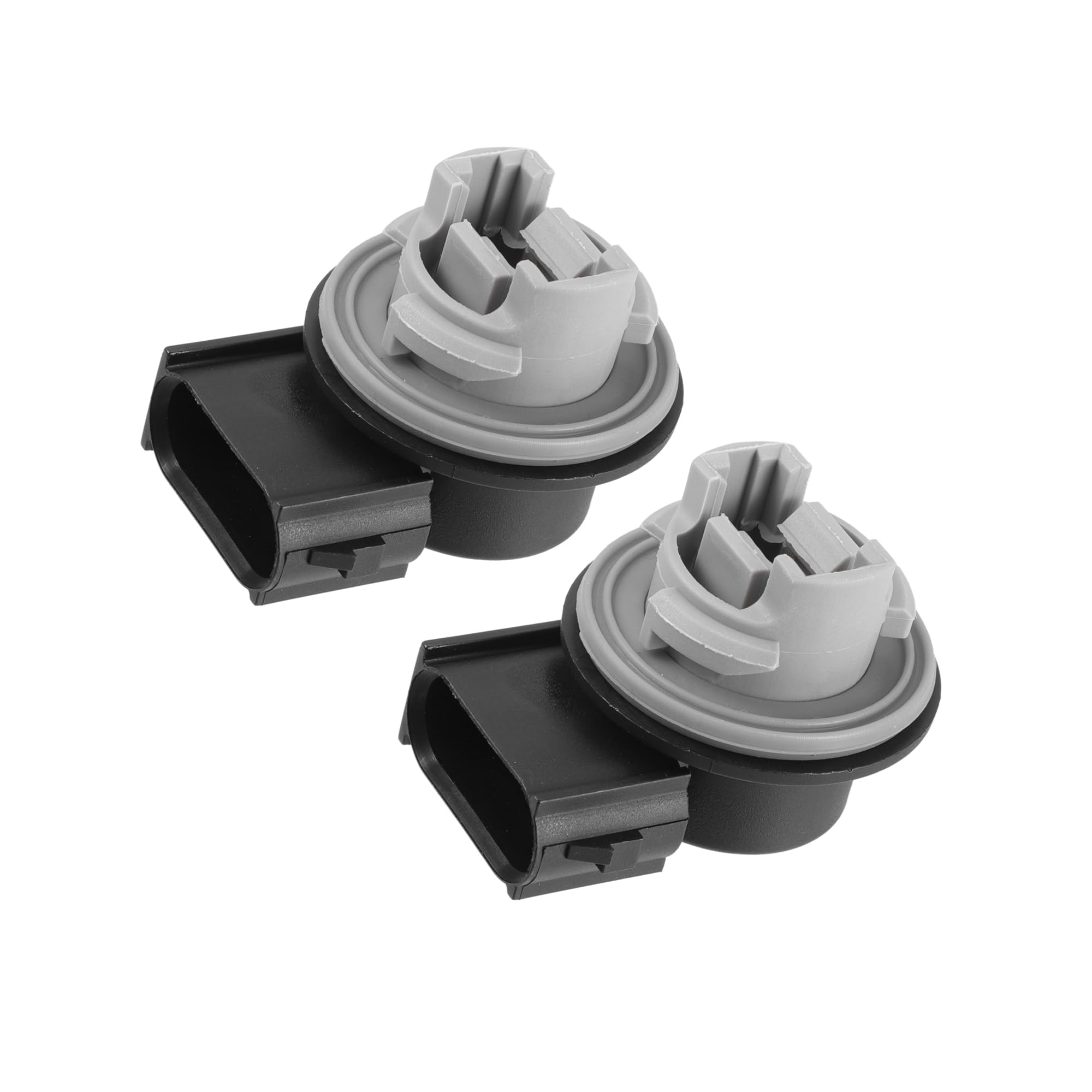 HOPESPANNER Rear Brake Stop Turn Signal Light Bulb Socket Holder 2U5Z-13411-DA 2U5Z13411DA for Ford F-150 2009-2014 Black (Set of 2) Replace Parts Vehicle Components