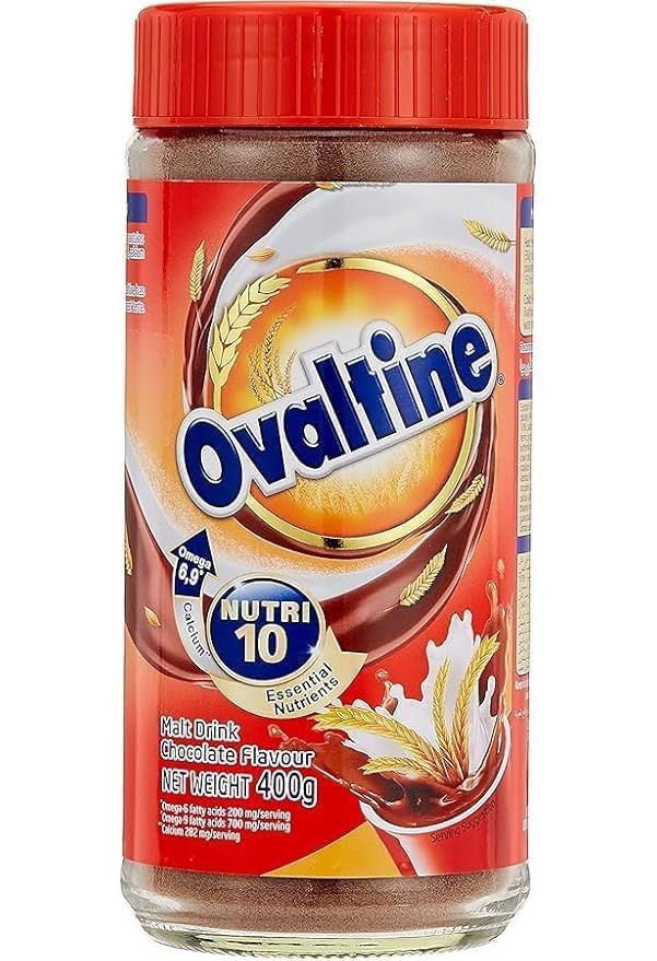 Zaylo Traders Ovaltines Chocolate Malt Drink Mix with Nutri 10 Essential Nutrients, 400g (From USA)-image-43
