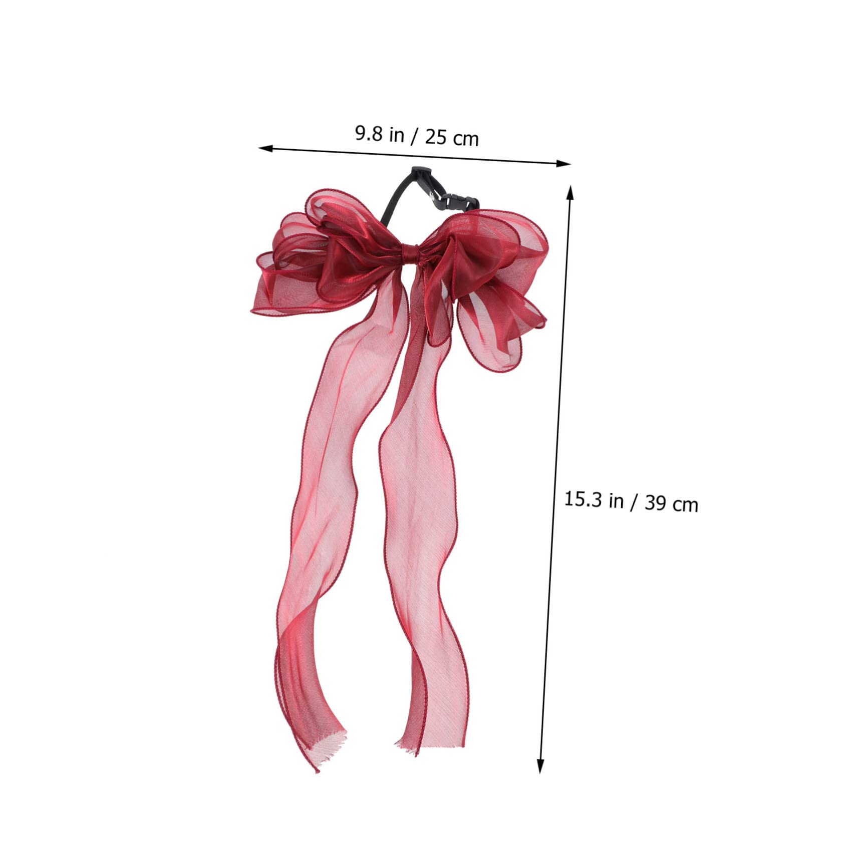 Kisangel Collier De Luxe pour Chat Nœud Collier Décoratif pour Chaton Accessoire Photo De Fête pour Animaux De Compagnie Ajustement