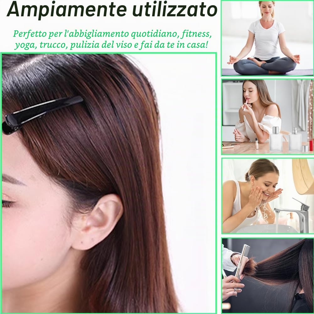 Aeuezxx Fermagli per Capelli Professionali, 6 Pezzi Fermagli per Capelli a Becco D'anatra, Capelli Styling Clip per Capelli, Forniture per Parrucchieri