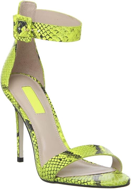 Sandal Fluro Lime Snake Leather 
