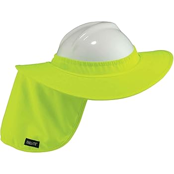 hard hat brim with shade