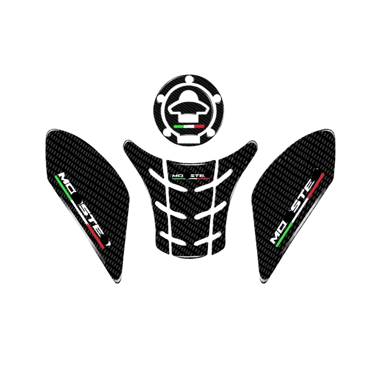Protection réservoir moto pour Monster 797 sticker route et balades