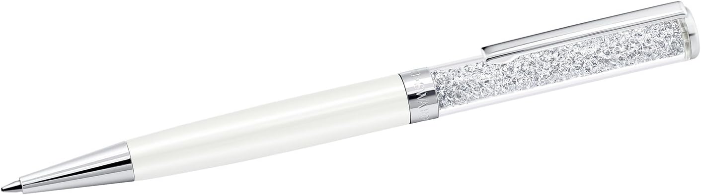 Crystalline Ballpoint Pen, White