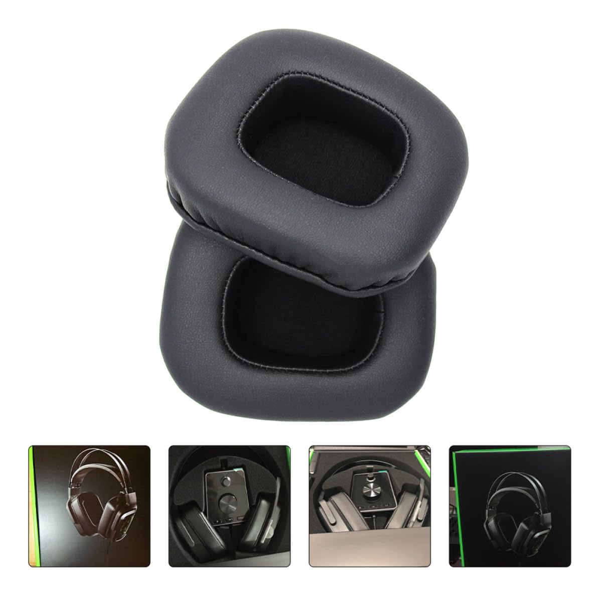VILLCASE 3 Series Estuche De Esponja para Auriculares Cubiertas para Auriculares Almohadillas para Auriculares Almohadillas De Repuesto para Auriculares Almohadillas De 2 Piezas x 3