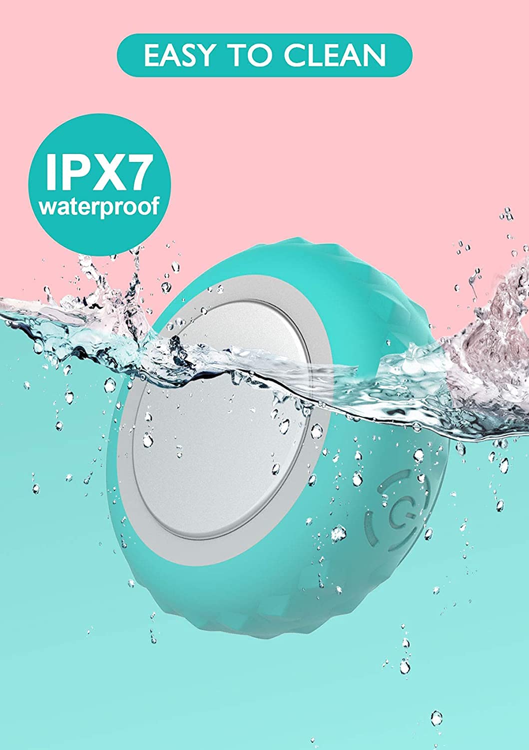 Sonic Facial Cleansing Brush, Upgraded Silicone Face Scrubber for Cleaning and Exfoliating, Waterproof Face Wash Brush for Women : Beauty & Personal Care