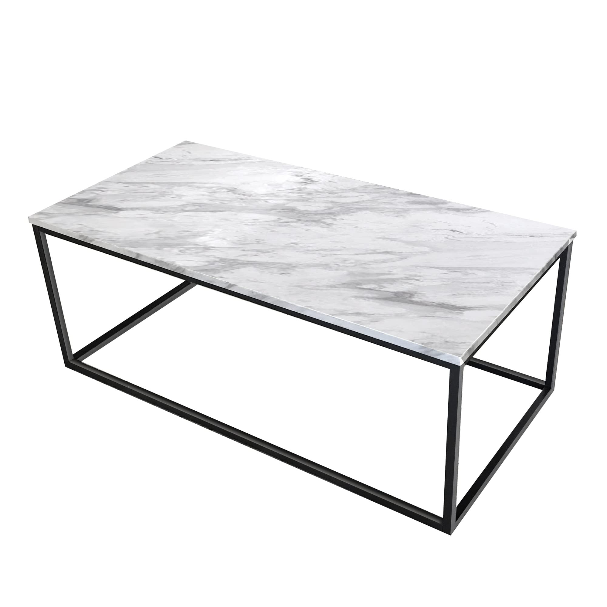 URBAN 大理石調 センターテーブル　WHITE T-183-0-1260 Amazon｜[ URBAN ] 大理石調 センターテーブル 長方形 【 上質さ漂う