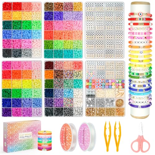 Friendship Bracelet Making Kit 96 Colors, 900pcs Letter Beads, 10...