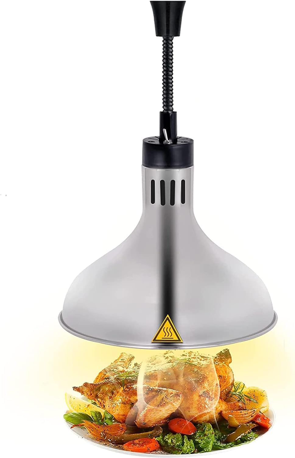 Lampada riscaldante per Alimenti, Lampada riscaldante per Alimenti, Lampada riscaldante a infrarossi per Alimenti, Lampada riscaldante Retrattile da Appendere per ristoranti