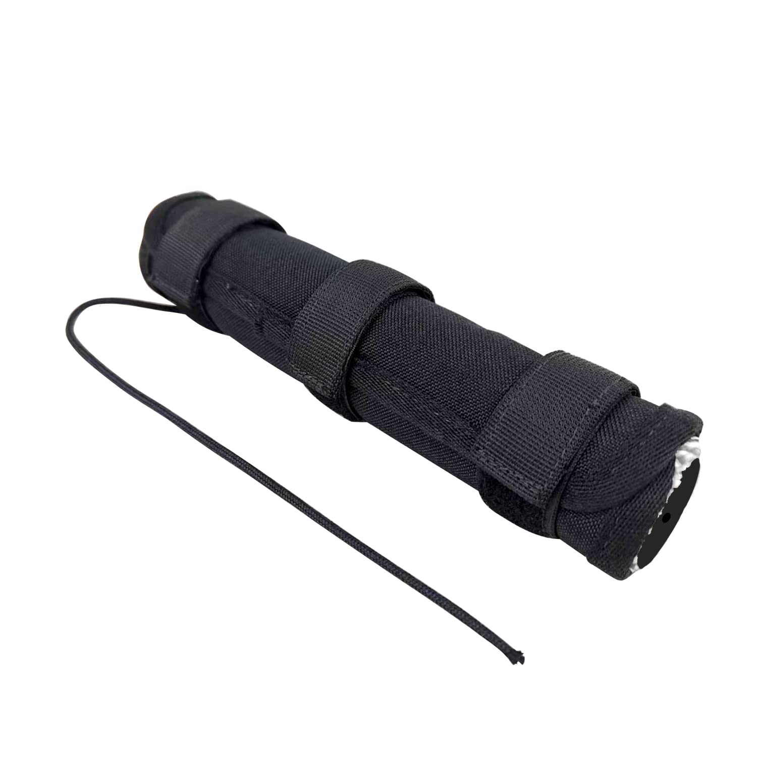 Buraku Suppressor Cover with Burn Proof Micro Fiber Sleeve Heat Resistant Suppressor Wrap (Black, 9inch)