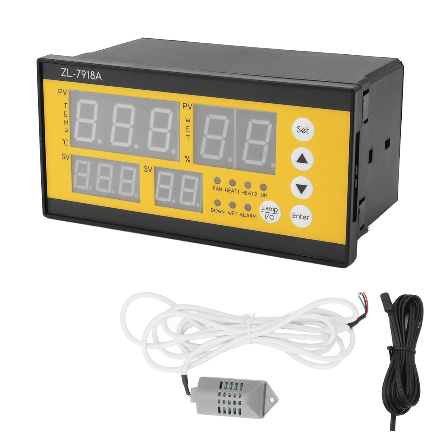 Incubator Temperature and Humidity Sensor, Incubator LED Light Controller, Temperature and Humidity Calibration, Egg Turnover Control, Wide Voltage Controller Sensors for Incubators