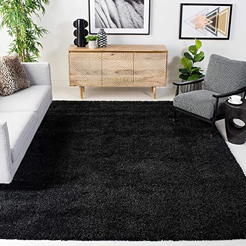 Image of F R Creation Shaggy Carpet Solid Plain Fluffy Fur Rectangular Rugs for Bedroom Living Room Microfiber & Polyster Modern Interior Floor Size 5X8 Multi