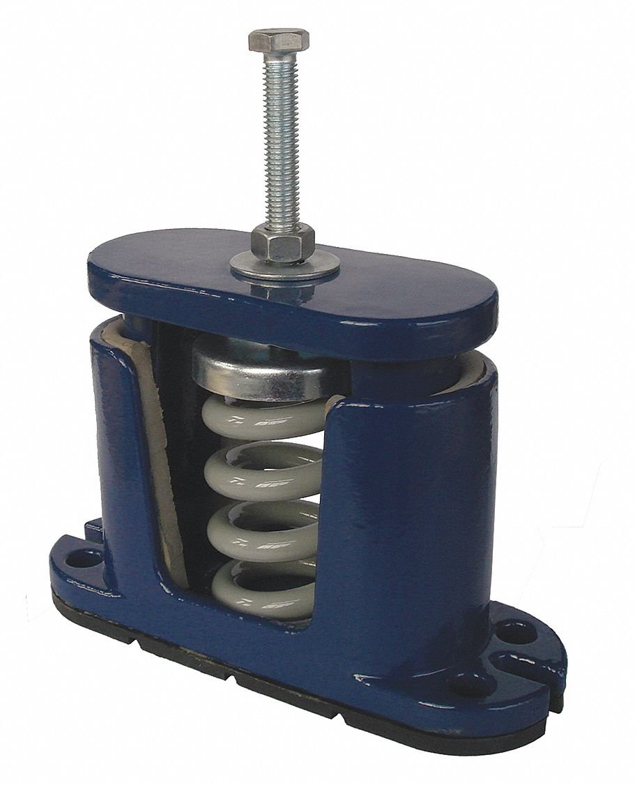 Spring,Floor Mount Vibration Isolator, 300 to 400 Lb Capacity Range-2040001398