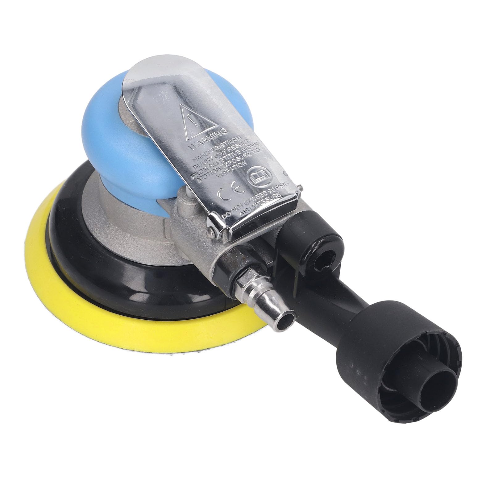 PNEUMATIC HIGH SPEED AIR SANDER FOR EFFICIENT POLISHING 5 INCH VACUUM HOSE ALUMINUM ALLOY