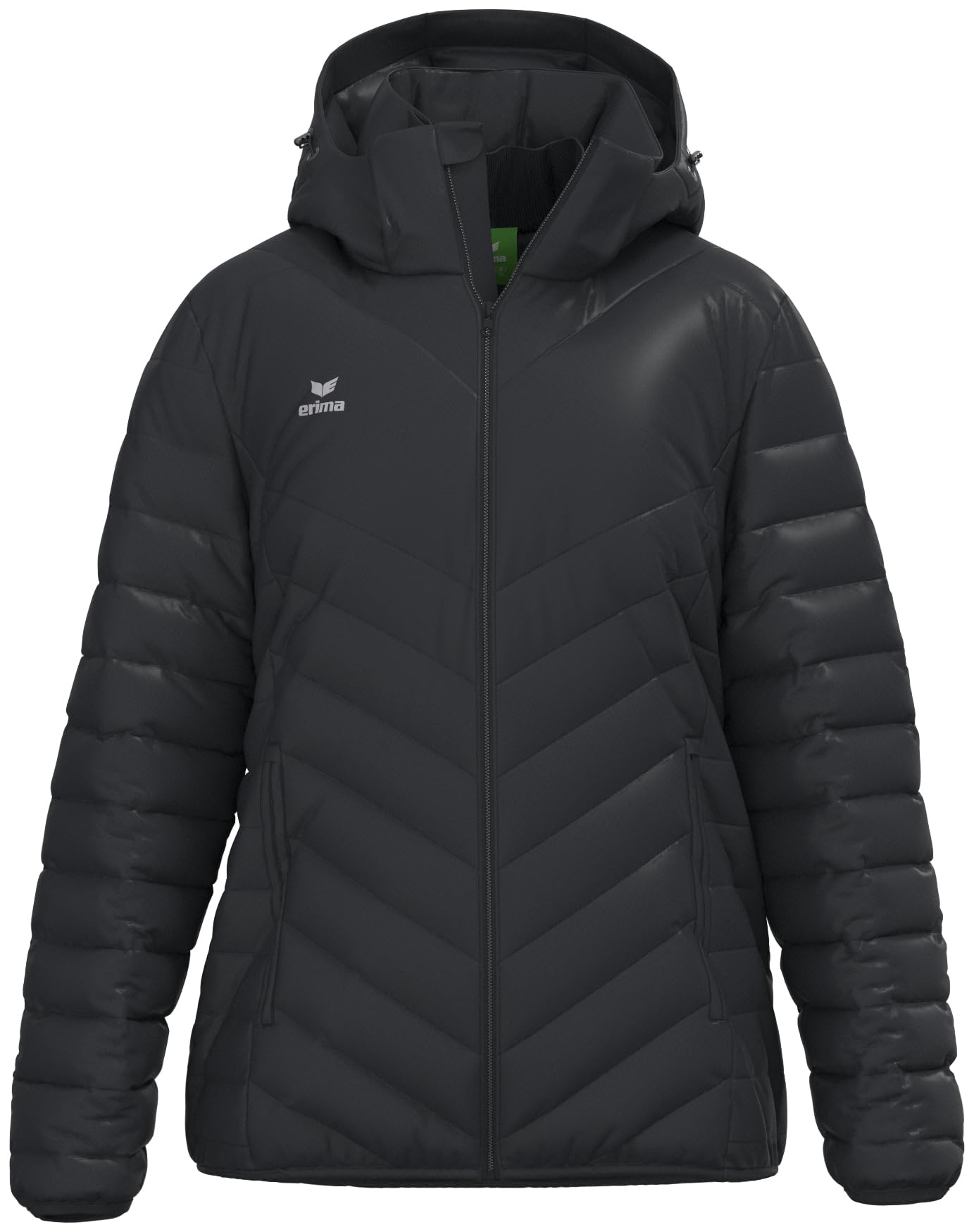 Erima Damen CMPT Steppjacke CMPT 2062406, schwarz, Größe 44