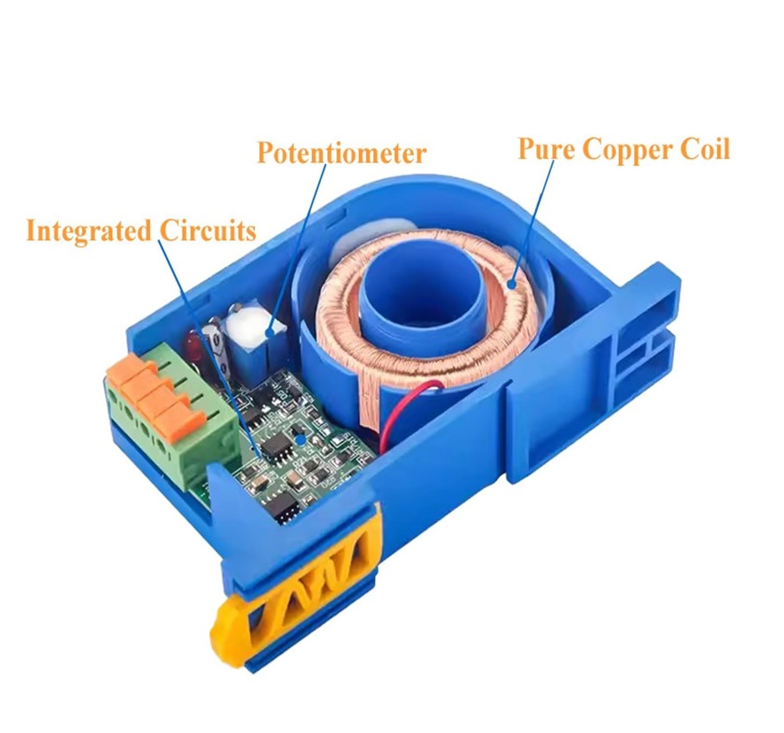 Transmisor de Sensor de Corriente CA RS485 20 mm