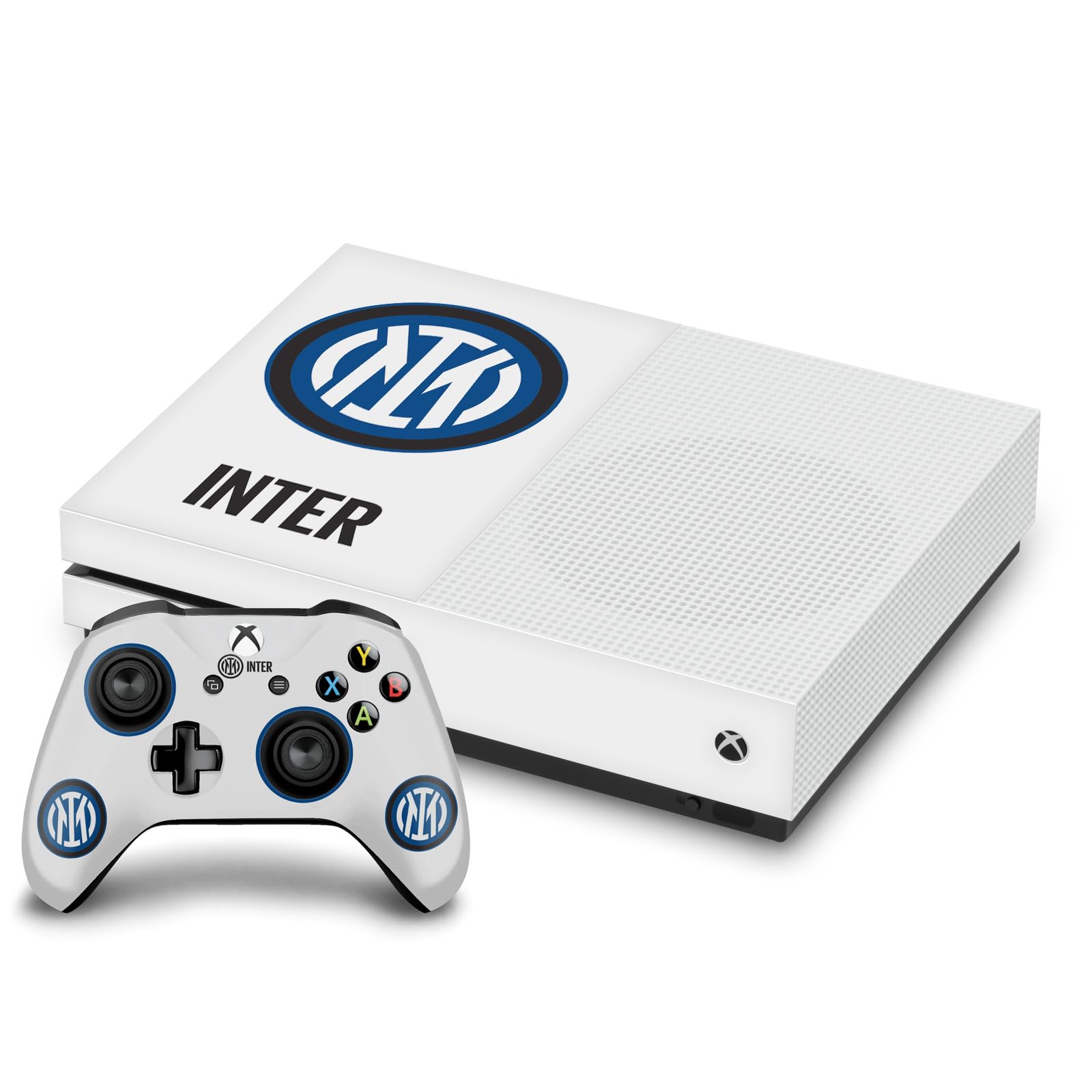 Autocollant Inter Milan Xbox One S Head Case Designs skin console et manette