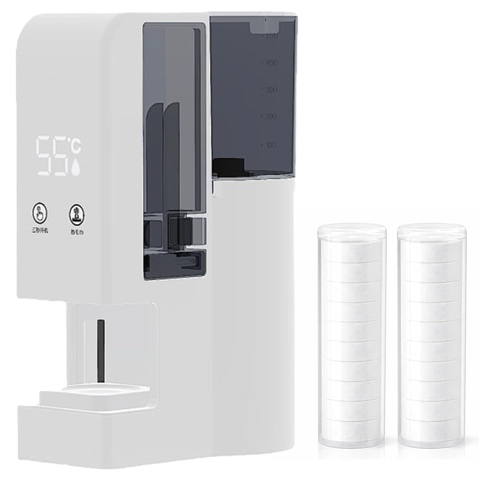 Automatic Hot Towel Dispenser,Smart Hot Towel Dispenser With 40pcs Soft Disposable Compressed Towels, One-click Start, Heats Up In 5 Seconds, Intelligent Temperature Control