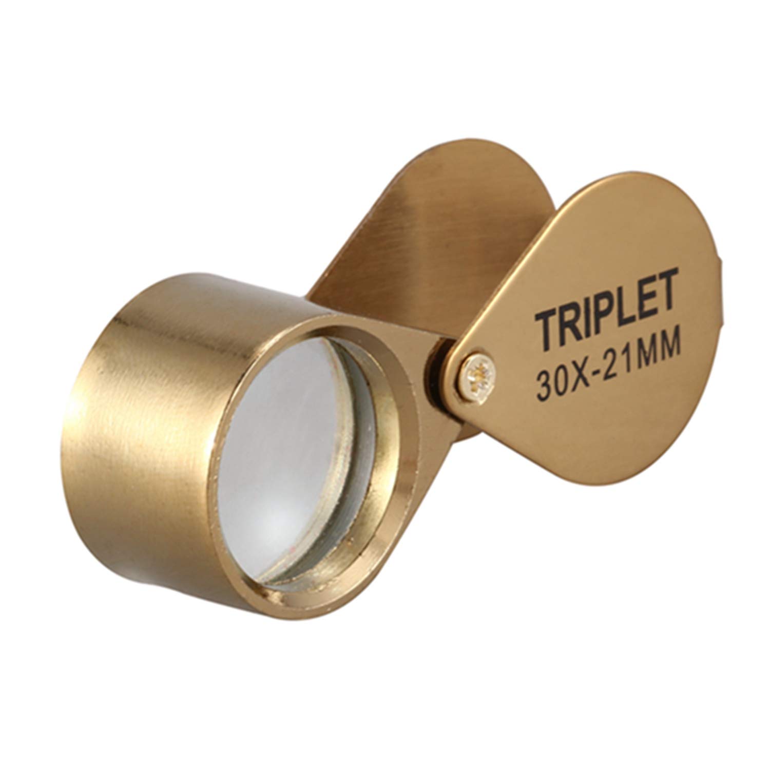 Tragbare 30-fache Vergrößerung, 21 mm, Juwelier-Lupe, faltbar, Gold-Lupe, Juwelier-Geschäftslupe Vision