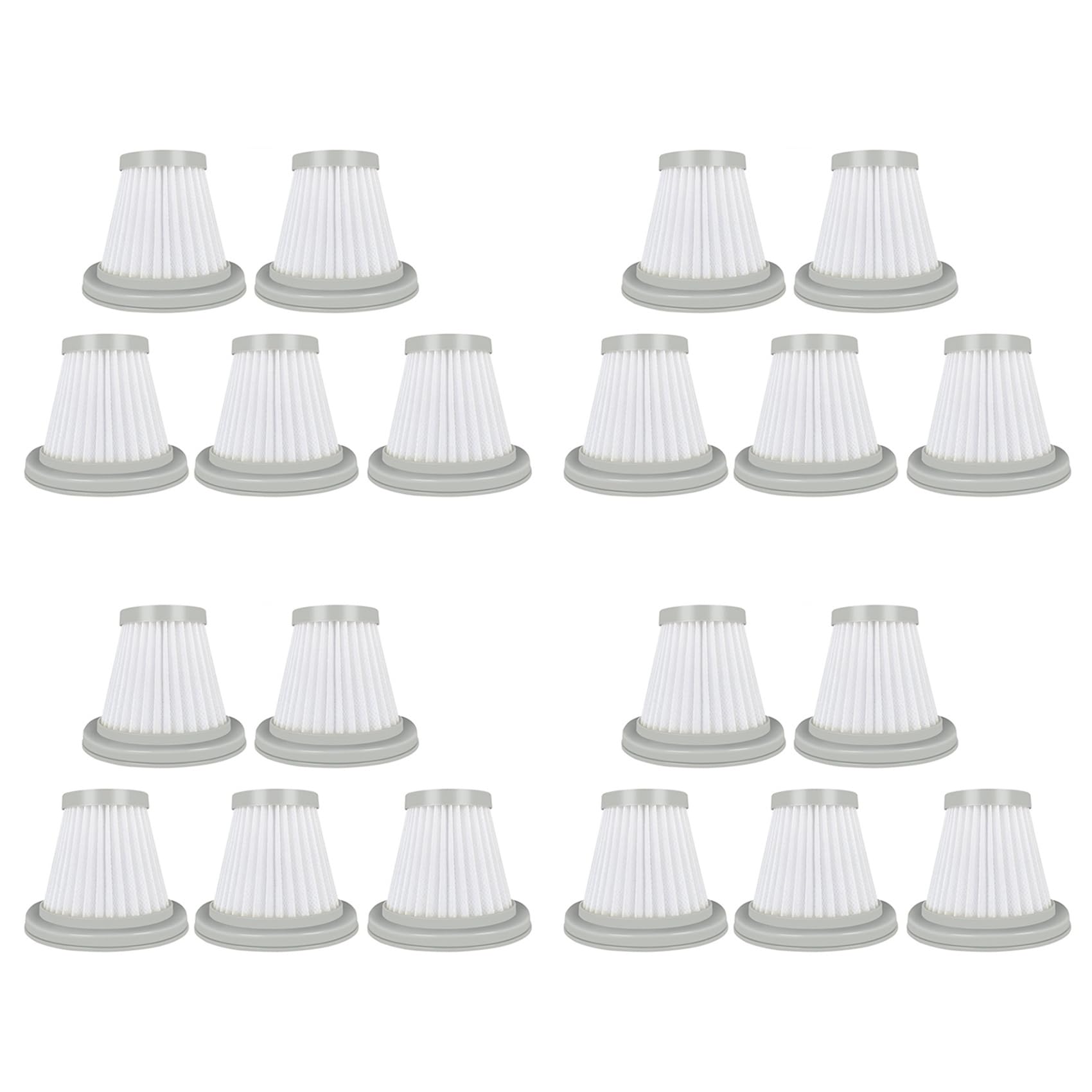 Hndhbfgrt 20Pcs for DX118C DX128C HEPA Filter Vacuums Cleaner Replacements Accessories Parts