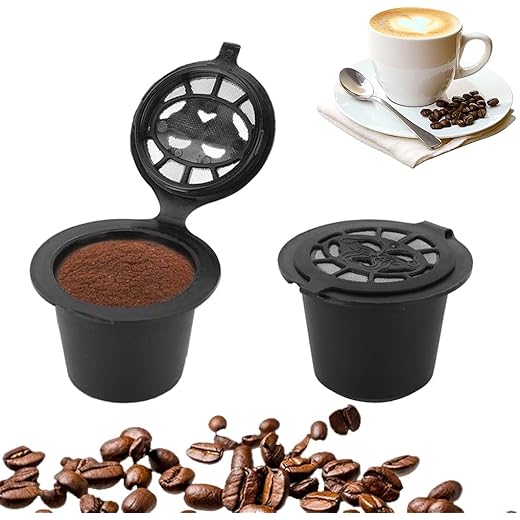 Supvox Compatible with Nespresso 2Pcs Reusable Coffee Filte