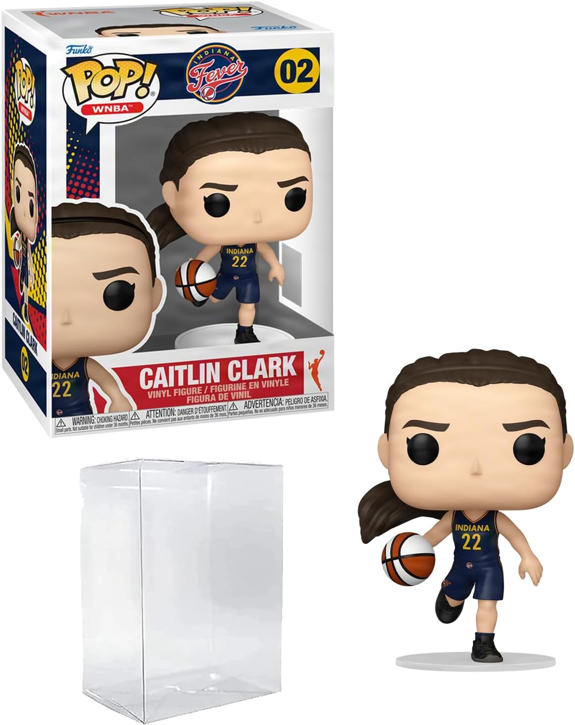 Amazon.com: Funko Pop! #02 Caitlin Clark Vinyl Figure with