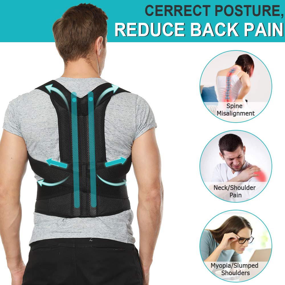 Back Brace Posture Corrector for Women and Men, Back Braces for Upper