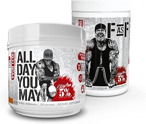 Rich Piana 5% Nutrition Bundle ADYM + FasF (Push Pop)