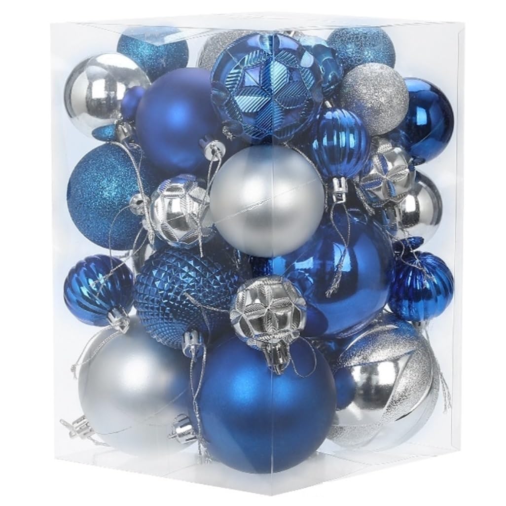 Palline Di Natale Natale Decorazioni 34 Ornamenti Di Palline Per Albero Di Natale Per Decorazioni Infrangibili Per Albero Di Natale Da Appendere All'albero Di Natale Palline Albero Di Natale(G)