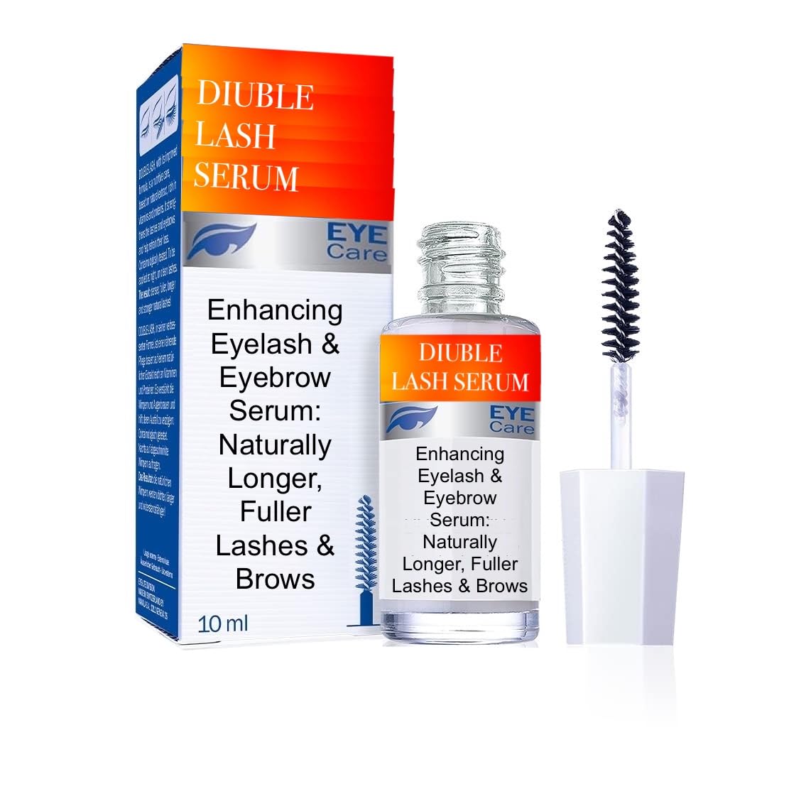 Q.H Double Lash Eyelash Enhancer Serum, 10ml, For Stronger, Thicker Lashes