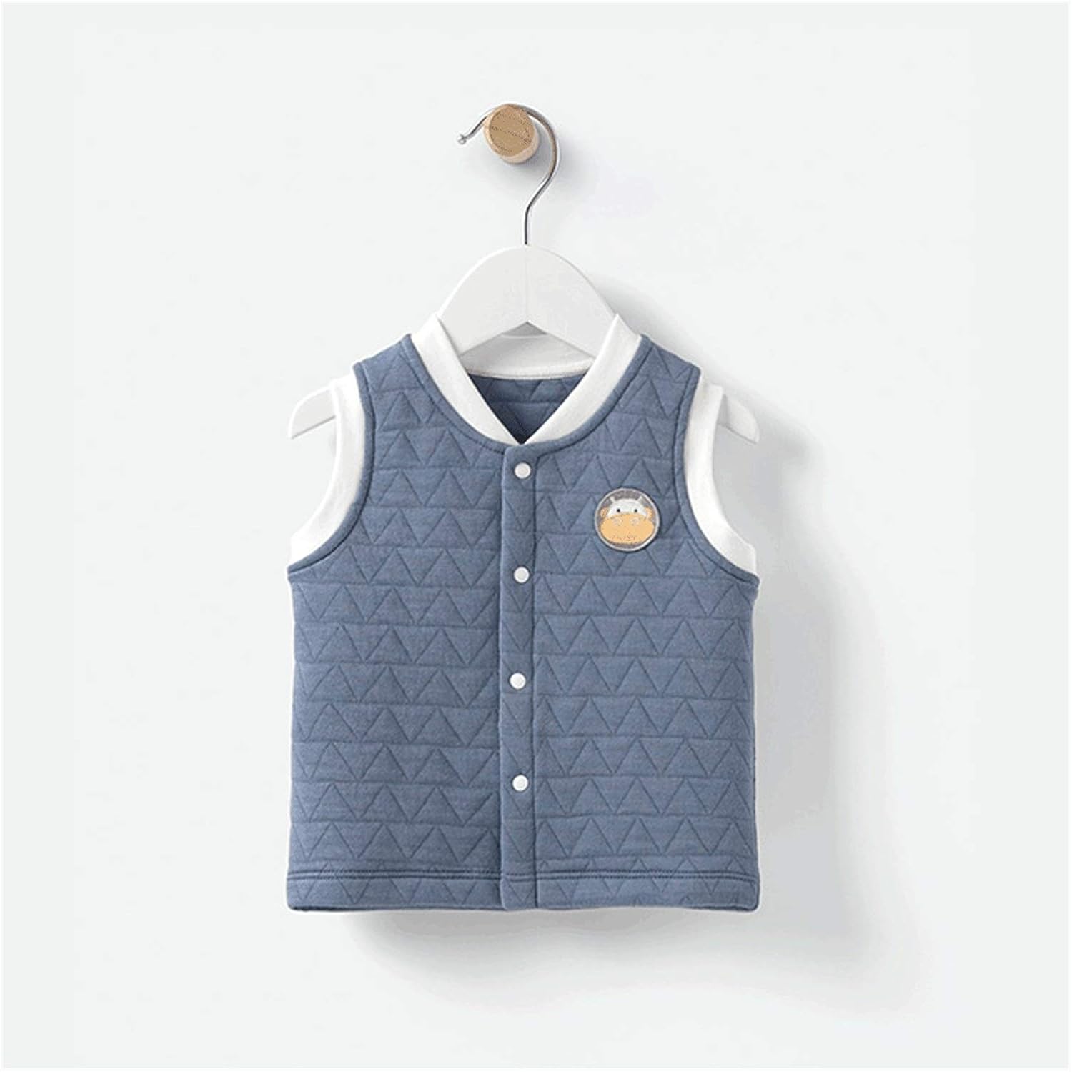 ベスト子供 赤ちゃんの暖かいベスト 中古 子供たちのかわいいベスト冬の綿の動物刺繍ノースリーブのジャケット男の子の女の子に適しています ウォームベスト Color Blue サイズ 90 ベスト子供 赤ちゃんの暖かいベスト 中古 子供たちのかわいいベスト冬の綿の動物刺繍ノースリーブのジャケット男の子の女の子に適しています ウォームベスト Color Blue サイズ 90