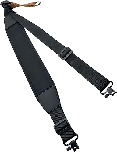VVAAGG Two-Point Rifle Sling with Swivels, Non-Slip Gun Sling with Adjustable Length Strap