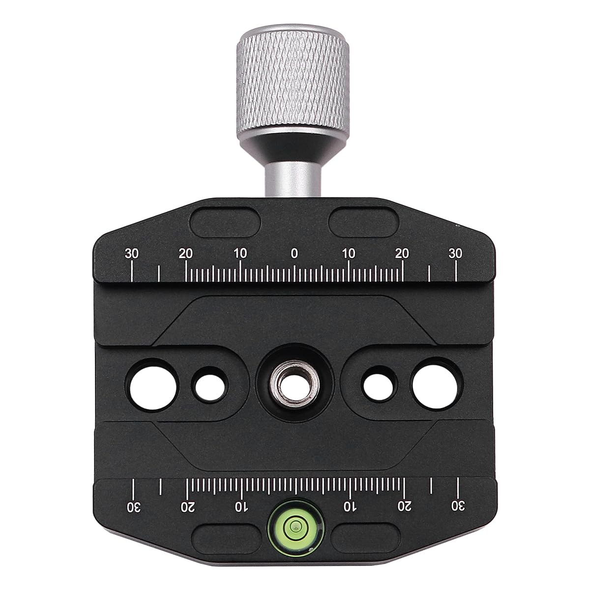 WANGCL Collier de serrage rapide 70 mm pour trépied Arca Swiss universel en métal avec niveau à bulle