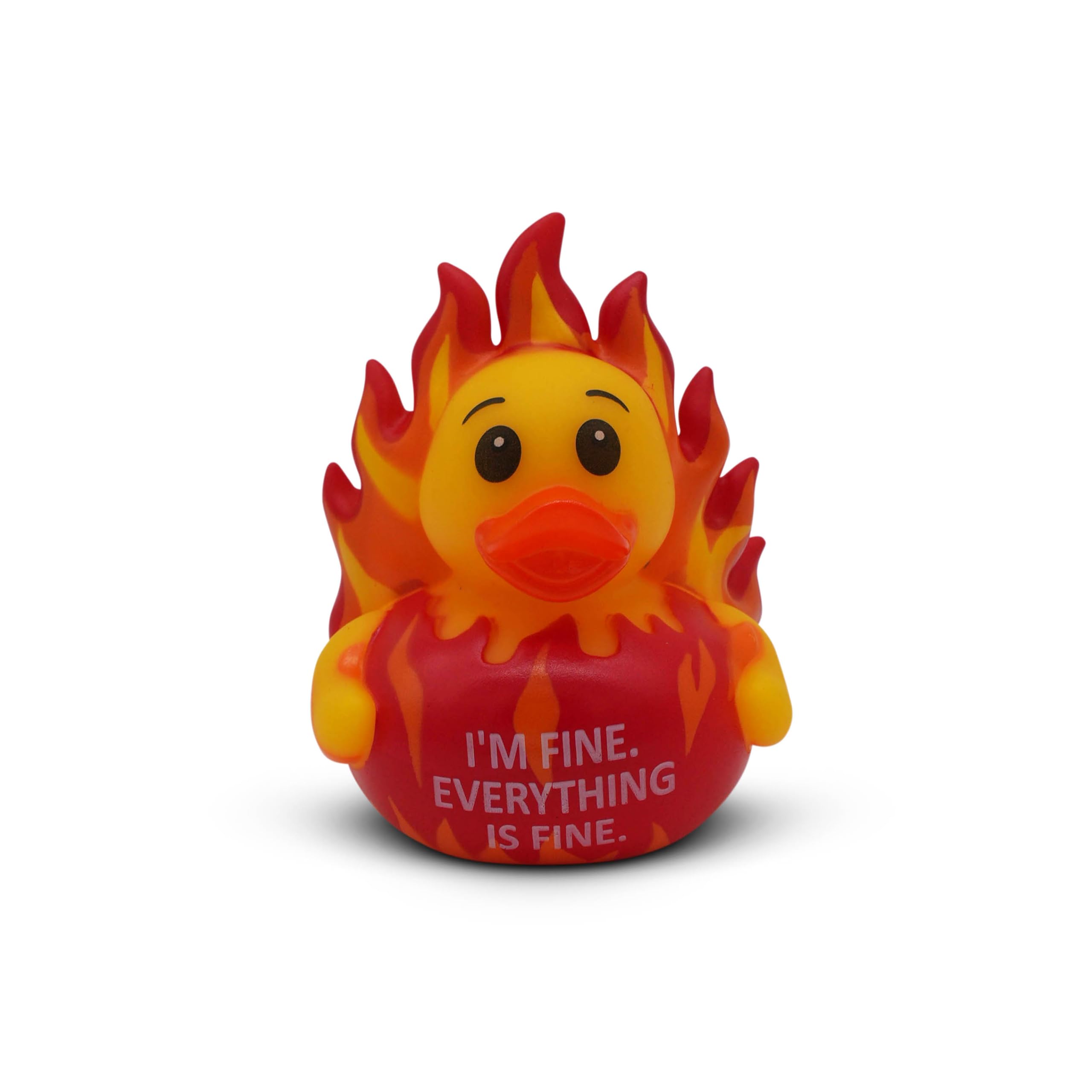 Sarcastic Rubber Duck ("I'm Fine") — original gift idea