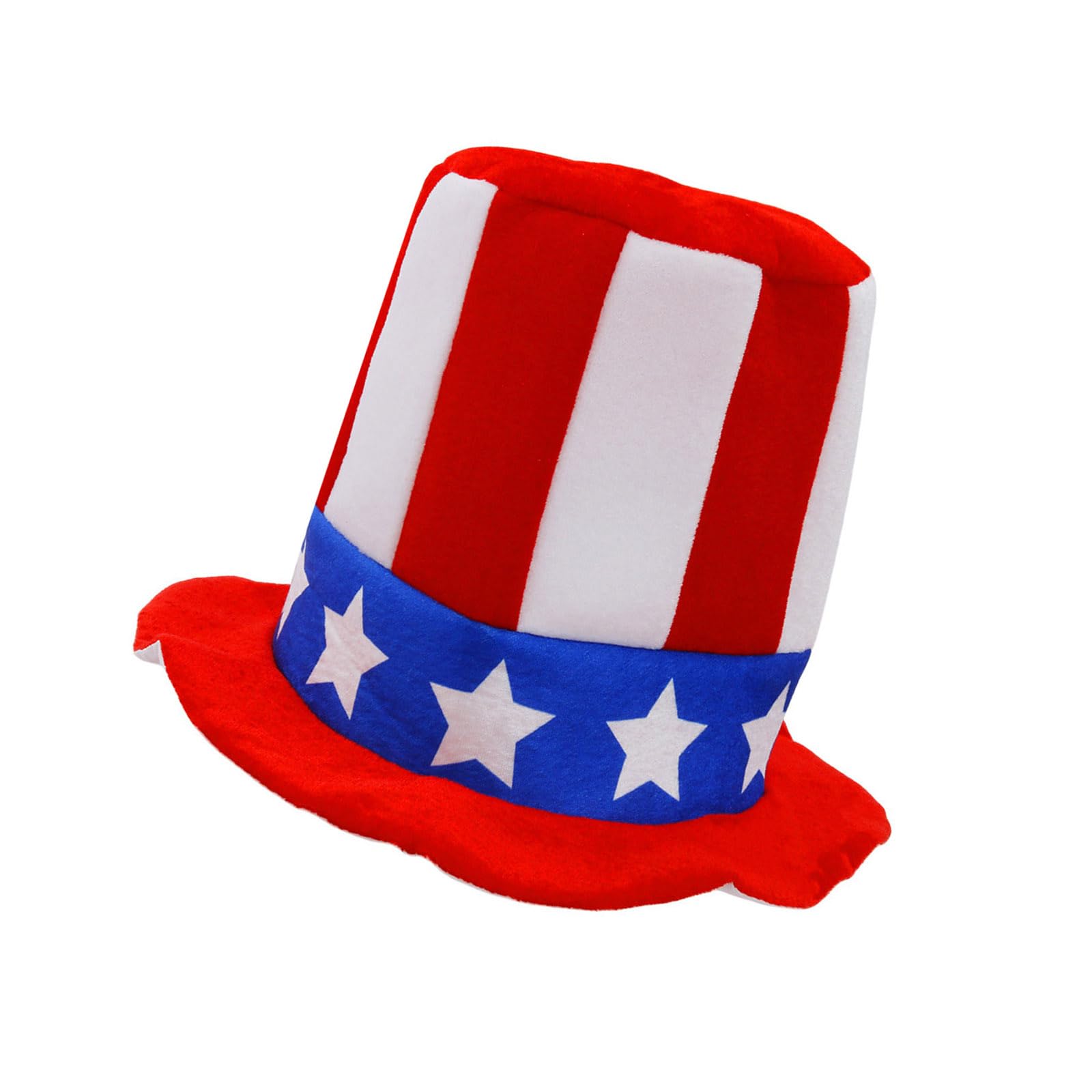 Tsophreniq Festival Striped Star Fabric Tree Top Memorial Holiday Tree Top for Independence Day Celebration Striped Star Leader
