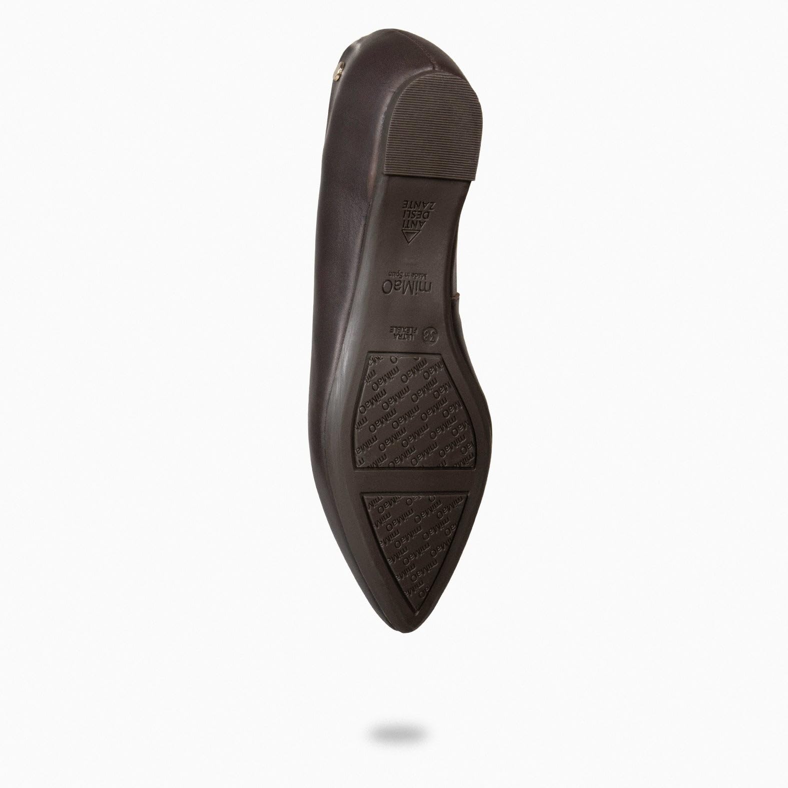 miMaO. Zapatos cómodos con cuña Interna y Plantilla de Gel para Mujer. Calzado de Piel. Hecho en España