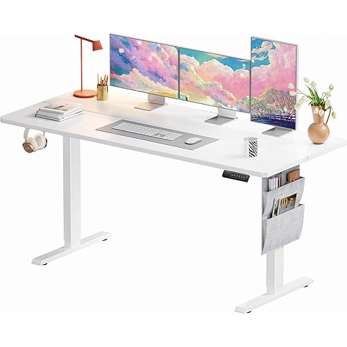 Marsail Standing Desk Adjustable Height Stand 63x24-in