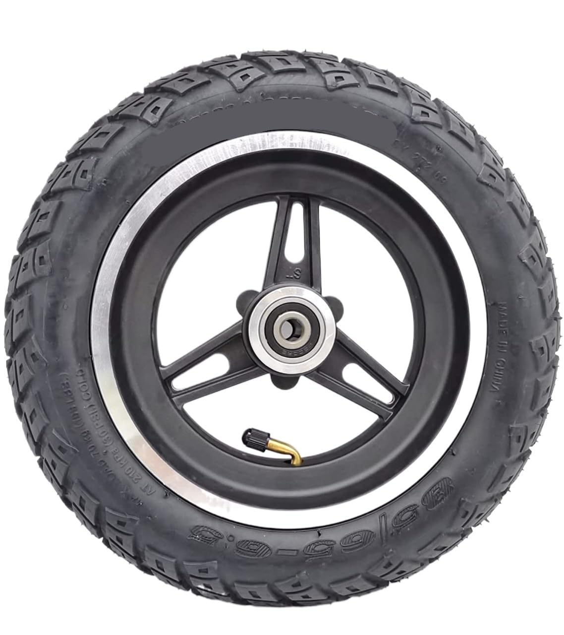 Xibany motorized scooter 85/65-6.5 Inflatable Front Wheel Complete Set for KUG/OO G2 Pro 10 inch Electric Scooter Tyre Aluminium Alloy Wheel Accessories motorized scooter, XIBANY001