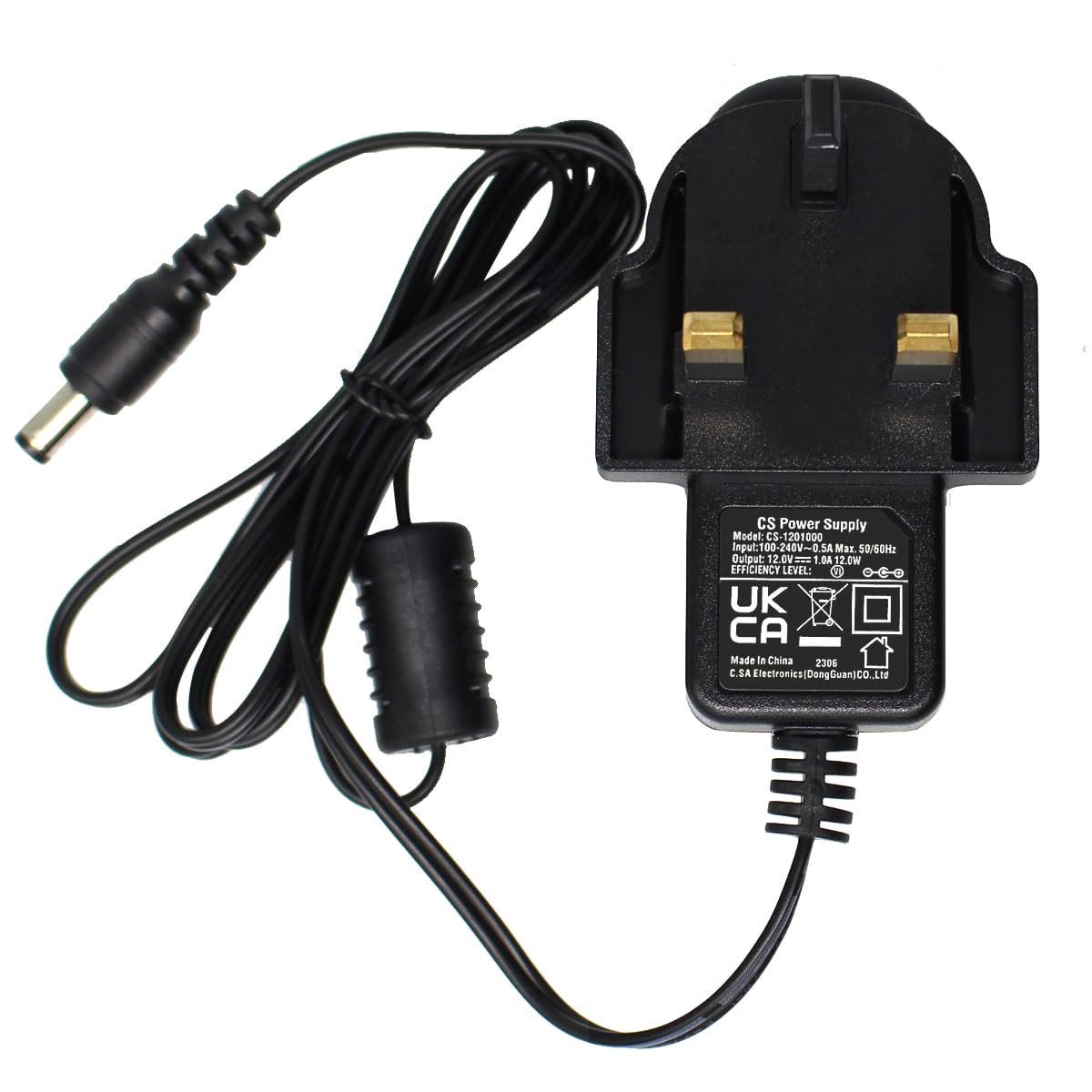 Security-01 AC to DC 12V 1A 1000mA Power Adapter Supply, Plug 5.5mm x 2.1mm for CCTV Cameras