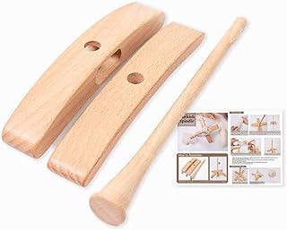 Wood Drop Spindle - Traditional Handcrafted Spinner Tool, Portable Top Whorl Device | Multifunctional Turkish Wooden Drop Spindle, Efficient Textile Weaving Gear, Creative Fiber Art Supply for Thread,