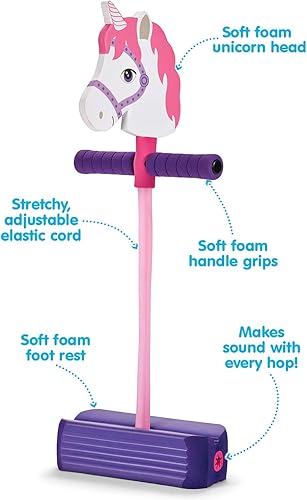 Miniatura 3 de Saltador en forma unicornio de espuma juego divertido y seguro alienta un estilo de vida activo sonidos chillones para todos los tamaños capacidad