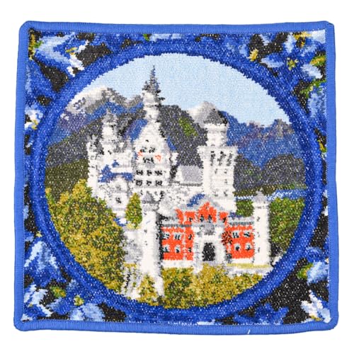 フェイラー FEILER ハンカチ ハンドタオル 25cm レディース ノイシュバンシュタイン城 ブルー [並行輸入品]のサムネイル